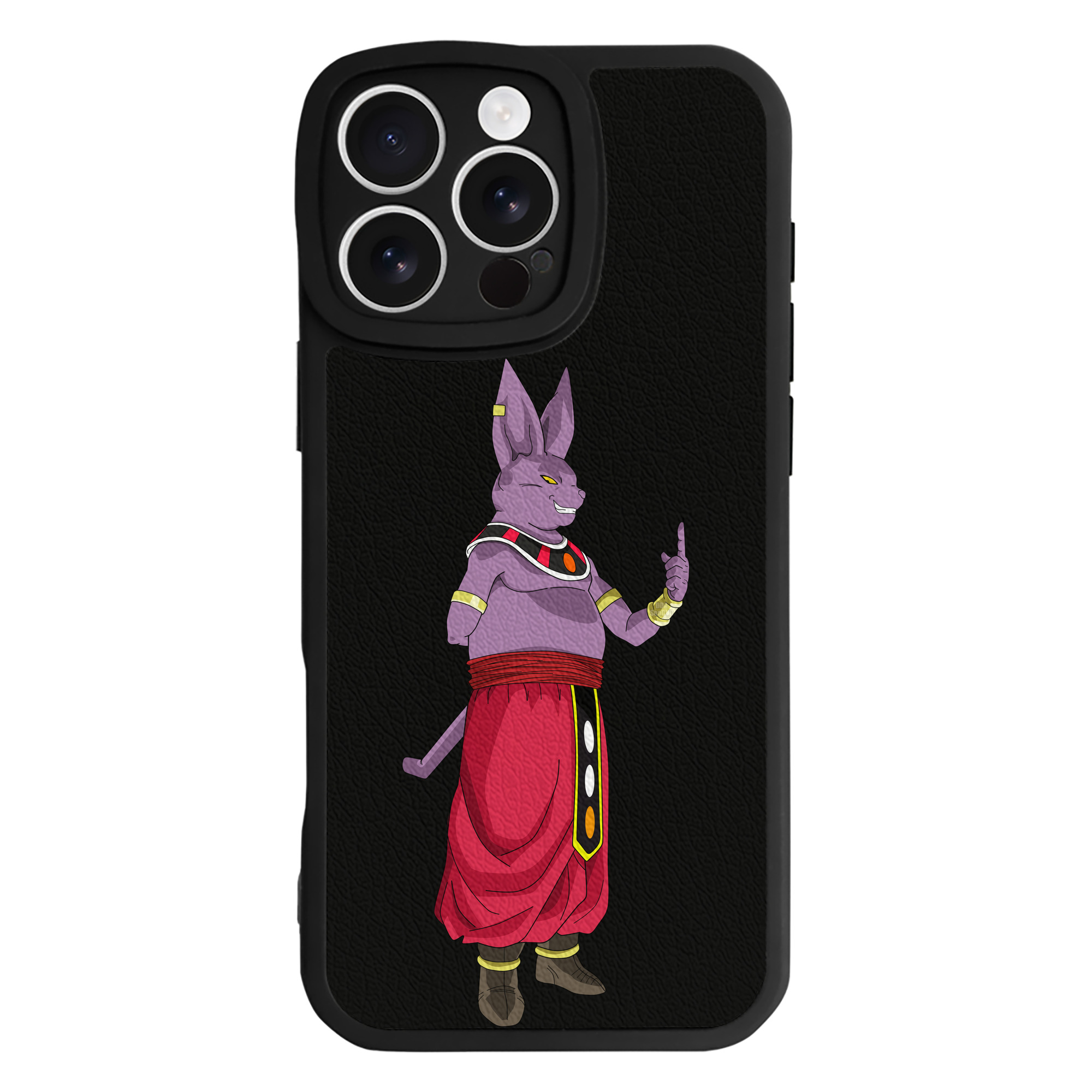 （画像用） ドラゴンボール シャンパ DRAGON BALL Champa 【iPhone 16シリーズ対応】シリコンスマホケース（レザー調） 材質：シリコン